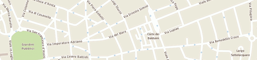 Mappa della impresa colella mauro a LECCE