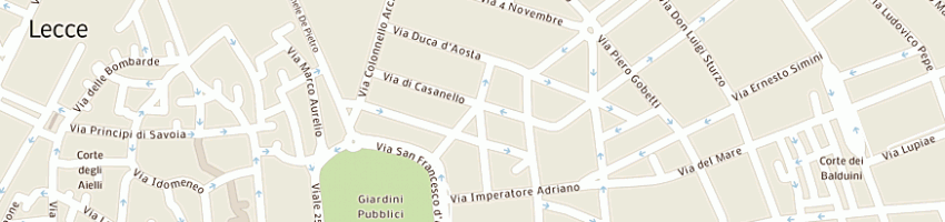 Mappa della impresa fisal srl a LECCE