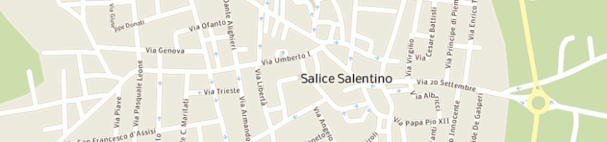 Mappa della impresa centonze lucia a SALICE SALENTINO