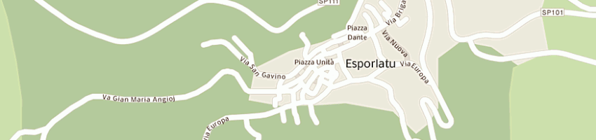 Mappa della impresa servizio veterinario - azienda usl n1 a ESPORLATU