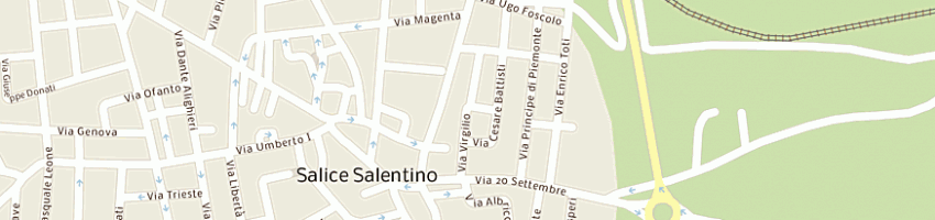 Mappa della impresa pagano silvana a SALICE SALENTINO