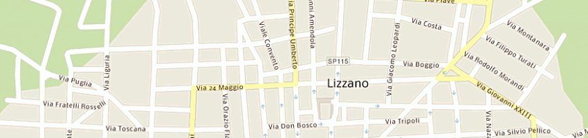 Mappa della impresa immagine di mancino franco a LIZZANO