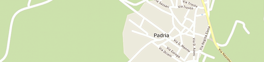 Mappa della impresa carabinieri a PADRIA
