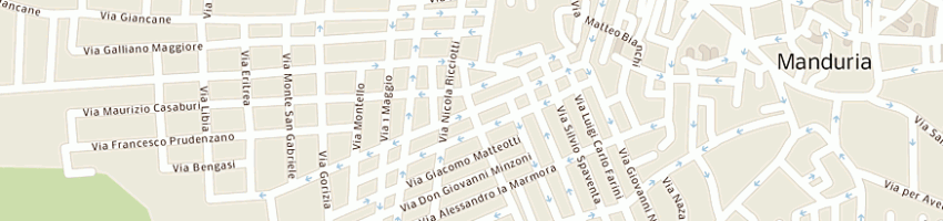 Mappa della impresa saponaro immacolata a MANDURIA