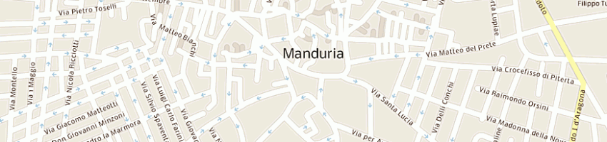 Mappa della impresa unitalsi a MANDURIA