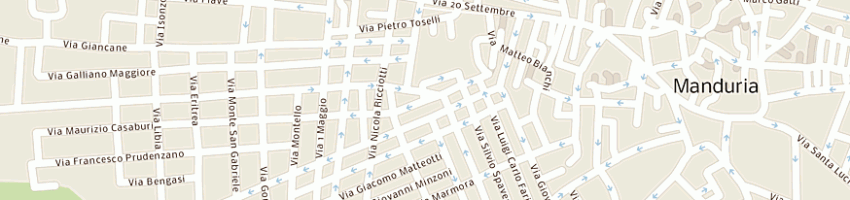Mappa della impresa grottoli michele a MANDURIA