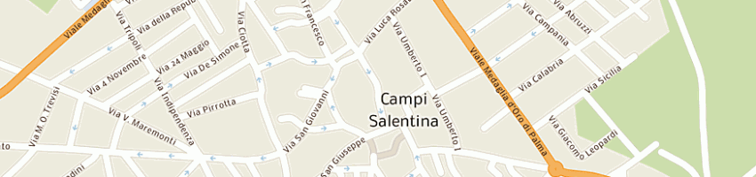 Mappa della impresa coppola antonio a CAMPI SALENTINA