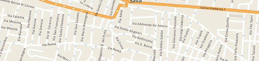Mappa della impresa gianni coiffeur a SAVA