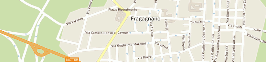 Mappa della impresa franciosa palma a FRAGAGNANO