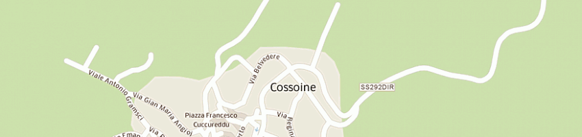 Mappa della impresa carabinieri a COSSOINE