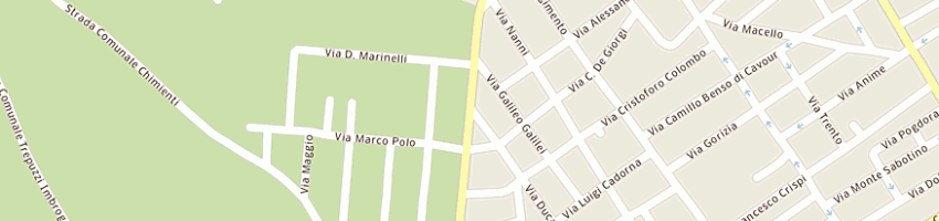 Mappa della impresa boutique della ceramica di marra gianluca a SQUINZANO