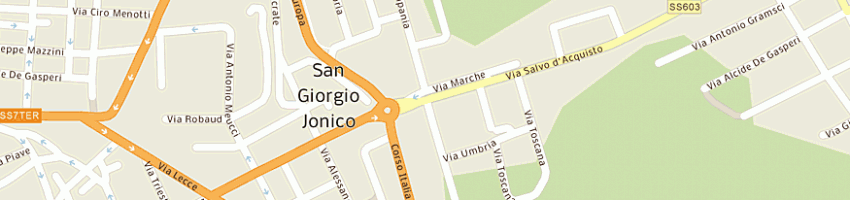 Mappa della impresa lovelli angelo raffaele a SAN GIORGIO IONICO