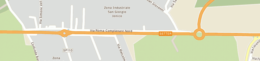 Mappa della impresa gf arreda srl a SAN GIORGIO IONICO