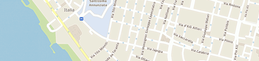 Mappa della impresa ligorio vito a TARANTO