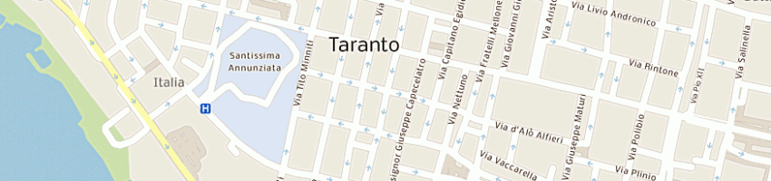 Mappa della impresa tortorella alfonso a TARANTO
