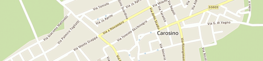 Mappa della impresa gebena' pub di napoli michele a CAROSINO