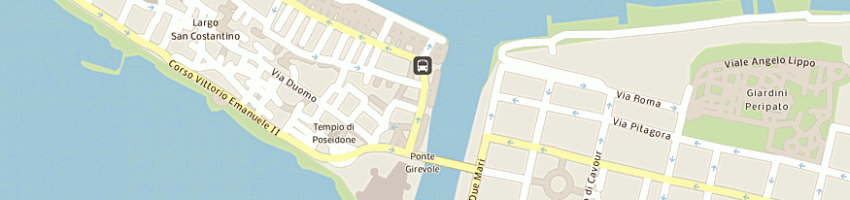 Mappa della impresa ristorante al canale a TARANTO
