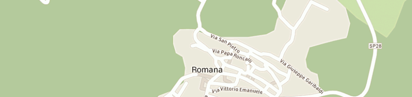 Mappa della impresa poste italiane a ROMANA