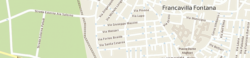 Mappa della impresa casa famiglia antonio de rosa a FRANCAVILLA FONTANA