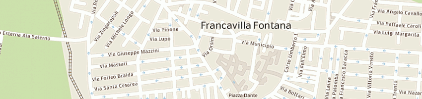 Mappa della impresa schirinzi nicola a FRANCAVILLA FONTANA