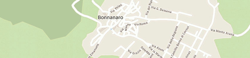 Mappa della impresa pintore michele natale a BONNANARO