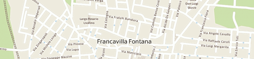 Mappa della impresa bellanova angelo a FRANCAVILLA FONTANA