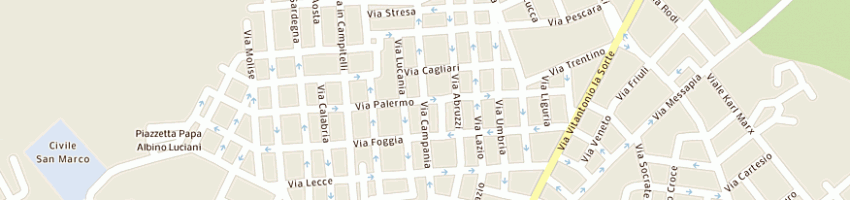 Mappa della impresa reno' silvana a TARANTO