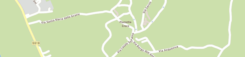 Mappa della impresa ristorante pizzeria villa delle rose a PERTOSA