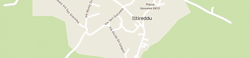 Mappa della impresa carabinieri a ITTIREDDU