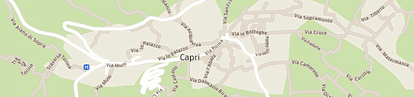 Mappa della impresa bar fortino a CAPRI