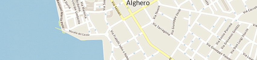 Mappa della impresa sanna giampaolo a ALGHERO