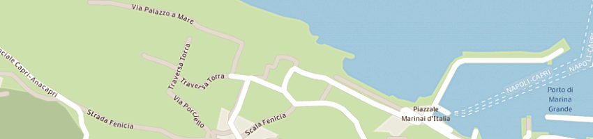 Mappa della impresa salumeria isola azzurra di molino d a CAPRI