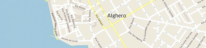 Mappa della impresa internet srl a ALGHERO