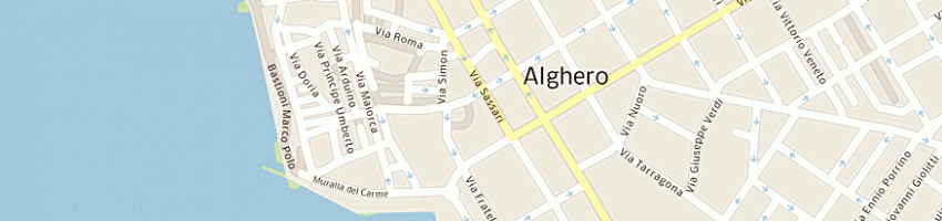 Mappa della impresa calise marco a ALGHERO