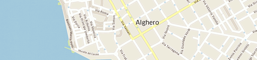 Mappa della impresa ferro antonio a ALGHERO