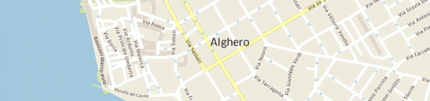 Mappa della impresa sechi marco a ALGHERO