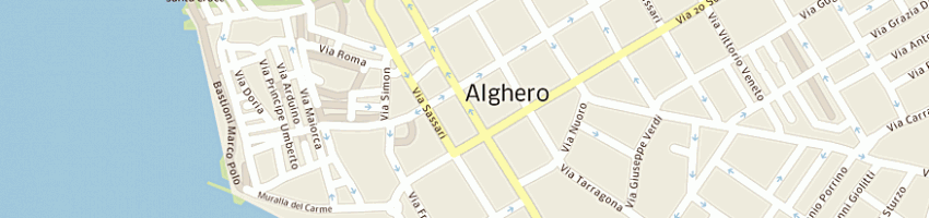 Mappa della impresa pintus vanna a ALGHERO