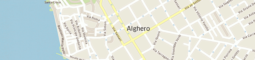 Mappa della impresa cubeddu angelo a ALGHERO