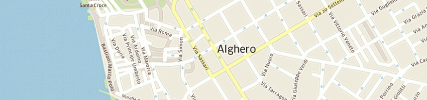 Mappa della impresa giada srl a ALGHERO