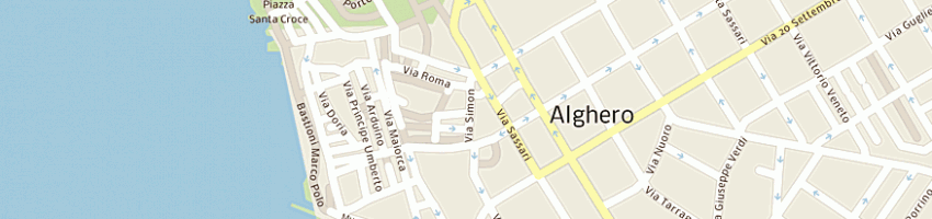 Mappa della impresa alghero immobiliare srl a ALGHERO