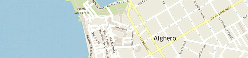 Mappa della impresa via roma 52 di nieddu dolores a SASSARI