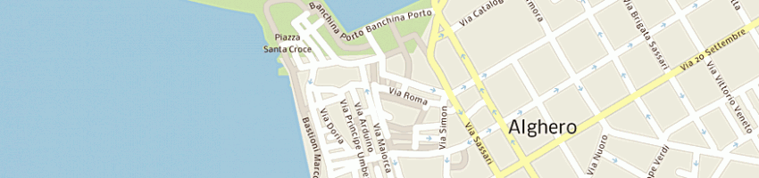 Mappa della impresa edicola imca roma di de raimondo caterina e rassu maria immacolata michela snc a SASSARI