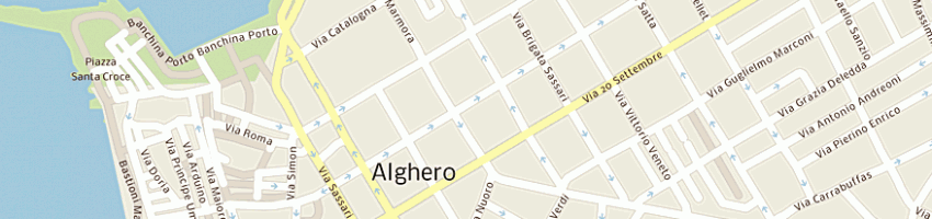 Mappa della impresa sotgia elisabetta a ALGHERO