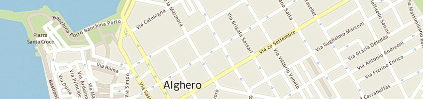 Mappa della impresa bar pisano paolo a ALGHERO