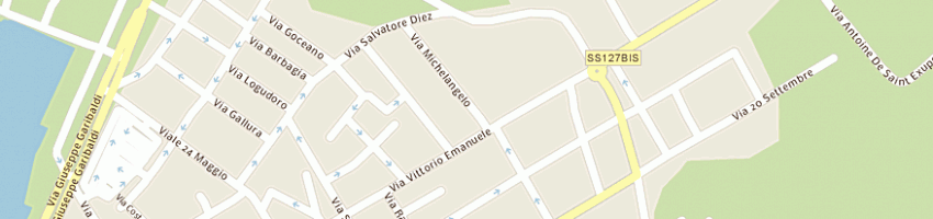 Mappa della impresa auto vip srl a ALGHERO