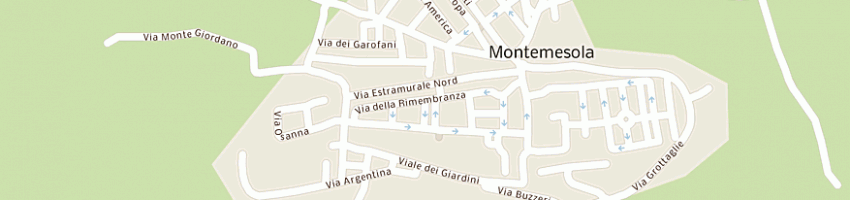 Mappa della impresa auto al bivio di ricci beniamino a MONTEMESOLA