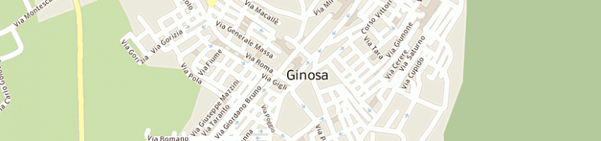 Mappa della impresa fisba cisl a GINOSA