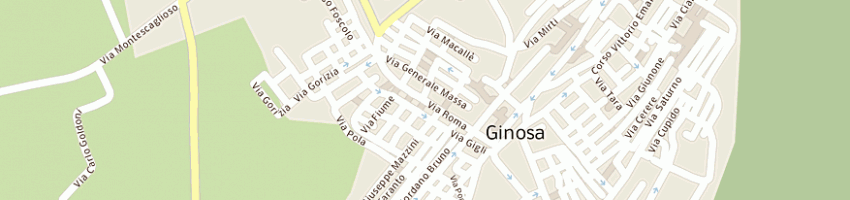 Mappa della impresa caponio vincenzo a GINOSA