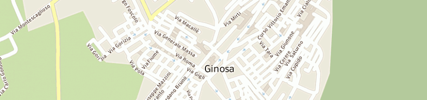 Mappa della impresa bitella nicola assistenza di patronato fiscale e sede snals a GINOSA