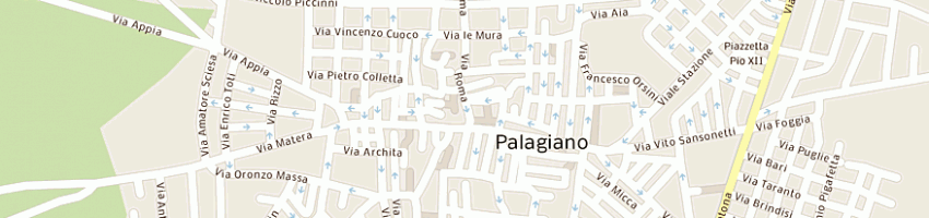Mappa della impresa carucci avv paola a PALAGIANO